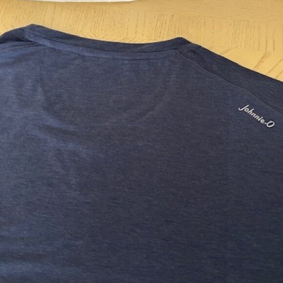 JOHNNIE-O FEATHERWEIGHT MENS GREY S/S T-SHIRT SIZE 3XL EMBROIDERED BLUE SURFER - Picture 12 of 12